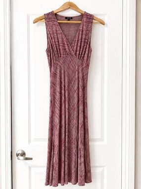 Jacob Burgundy Plaid Sleeveless Dress